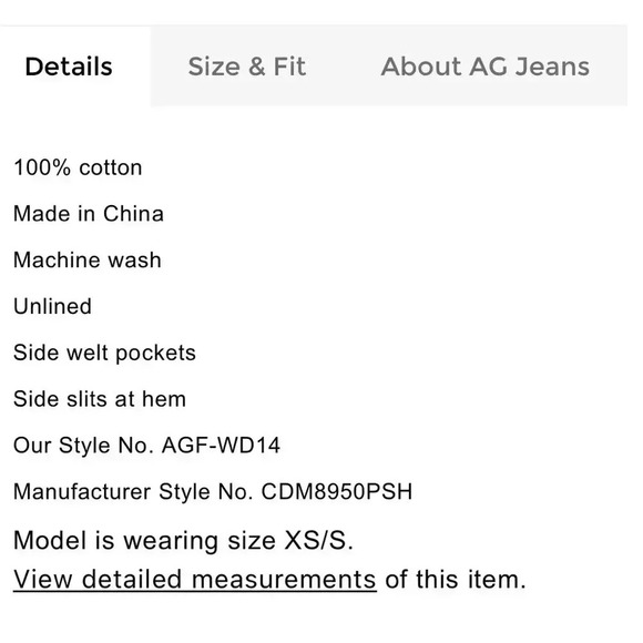 PERFECT AG Adriano Goldschmied Denim Shirt Dress - Picture 9 of 9